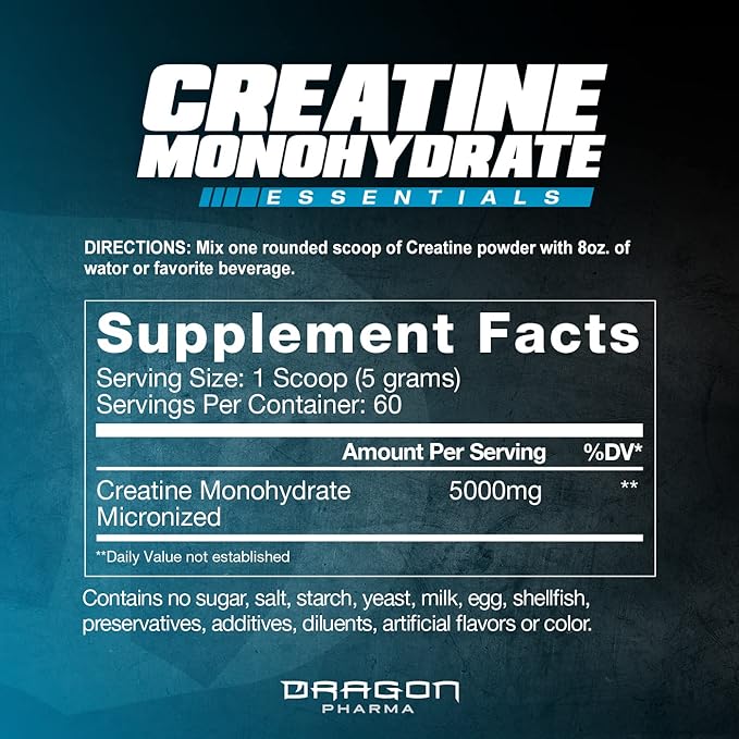 DRAGON PHARMA - Creatine Monohydrate